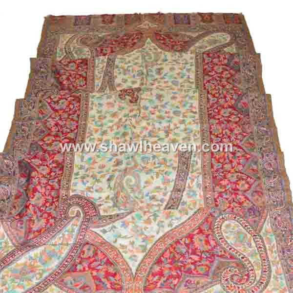 Royal kashmiri wool kani large stole